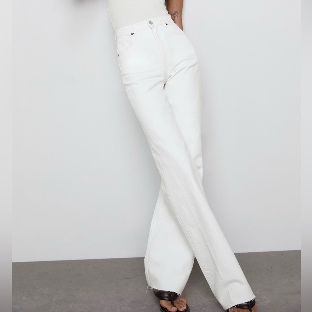 Zara Wide Leg Full Length Jeans